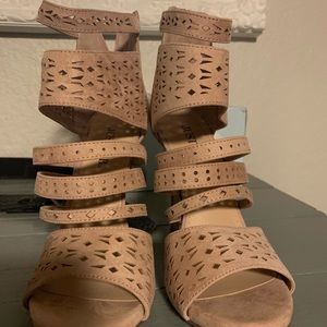 JustFab Shoes - Boardwalk babe cut out heals from just fab JustFab Shoes - Boardwalk babe cut out heals from just fab